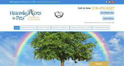 Desktop Screenshot of heavenlyacresforpets.com